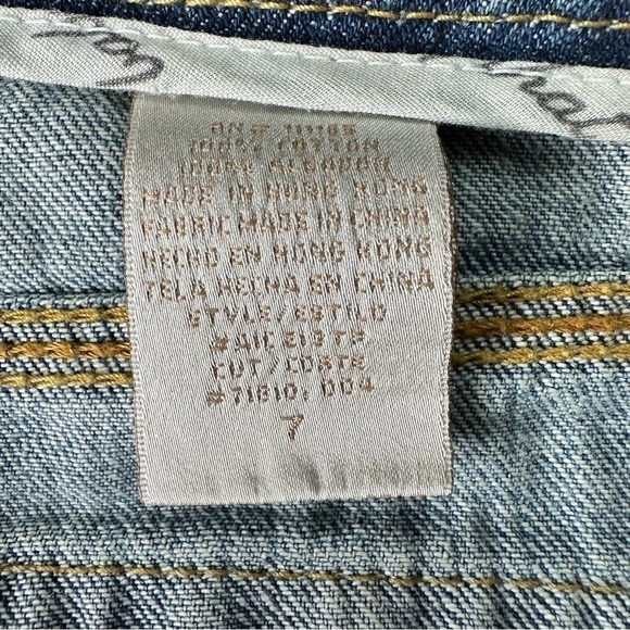 Baby Phat Y2K Distressed Jeans With Wallet Chain. Size Junior 7 - Picture 10 of 10